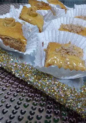 صورة لوصفة بقلاوة بعجينة الفيلو