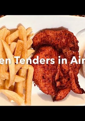 A picture of Chicken Tenders in Air Fryer.