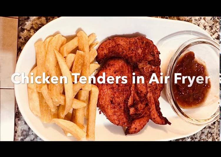 Recipe of Speedy Chicken Tenders in Air Fryer