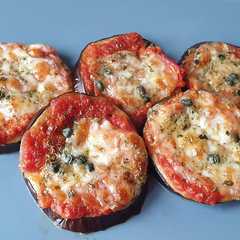 Una foto de Pizzas de Berenjena