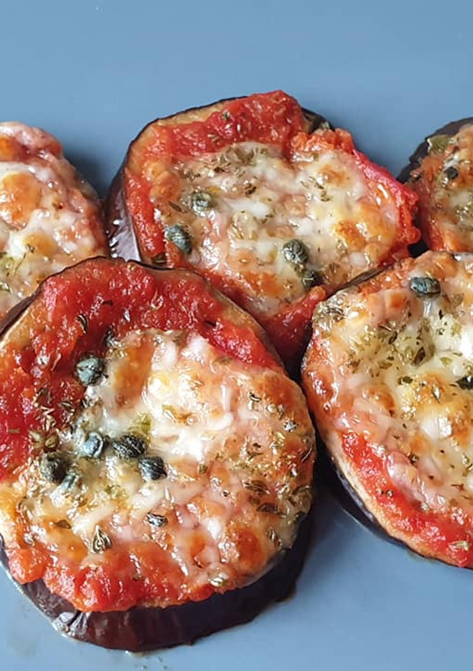 Una foto de Pizzas de Berenjena