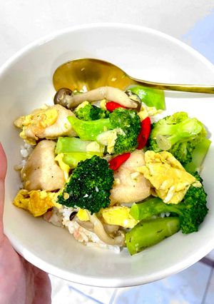 Foto resep Tumis brokoli ayam jamur 🍄