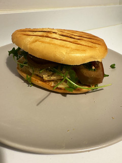 Una foto de Hamburguesa de judías blancas