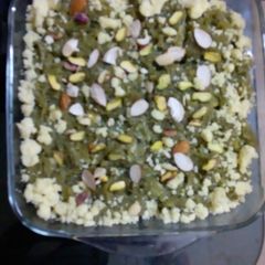 A picture of Green Kaddo ka halwa.