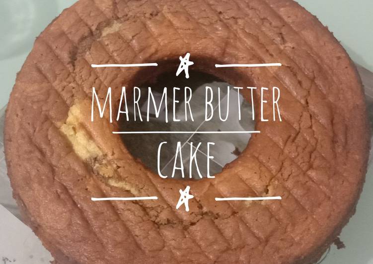 Rahasia Bikin Marmer butter cake Anti Gagal
