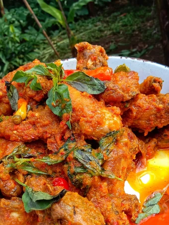Langkah Mudah untuk Membuat Resep Ayam rica pedas (kemangi) yang Sempurna Anti Ribet, Lezat