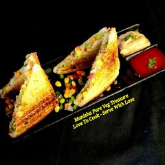 A picture of Thousand Island Grilled Salad Sandwich.