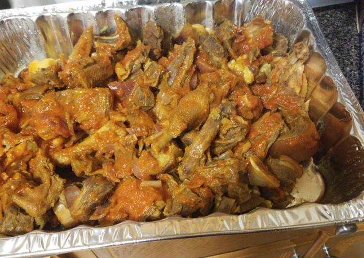 Recipe of Quick Grilled Gizzard/Chicken in Pepper Sauce