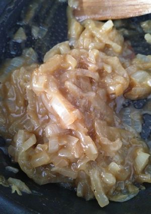 Une photo de Oignons confits au fond de veau