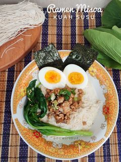 Foto resep Ramen Misoa Kuah Susu