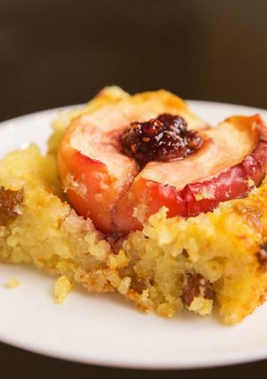 A picture of Apple Rice Casserole.
