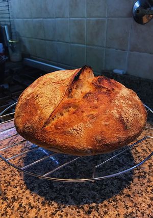 Una foto de Pan de masa madre