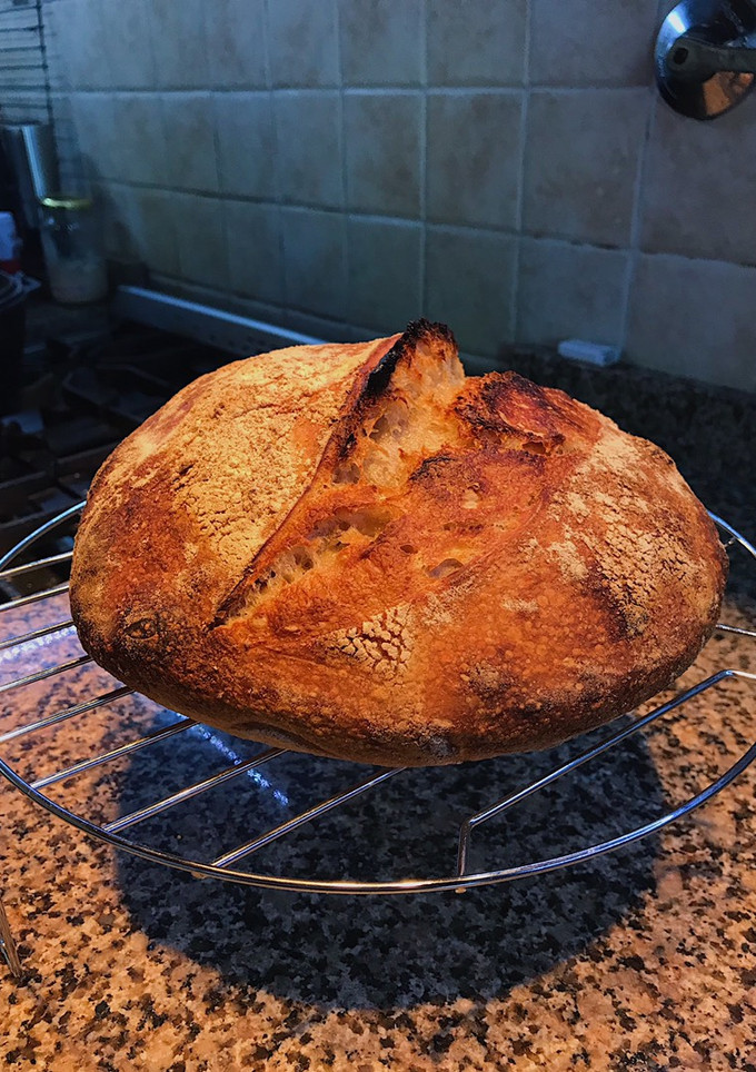 Una foto de Pan de masa madre