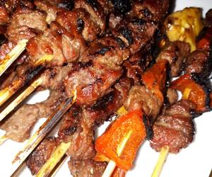 Gampangnya Memasak Sate daging kambing Mantul Banget