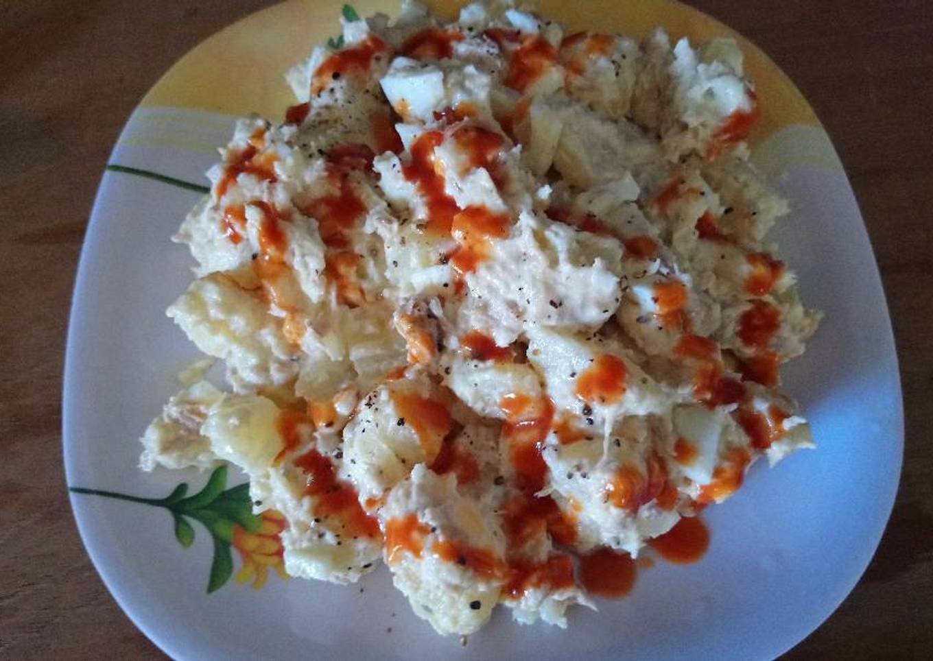 Ensalada de atún y papa