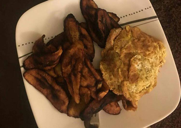 Simple Way to Make Award-winning Fried Plantain and Egg