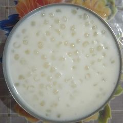 A picture of Sabudana kheer.