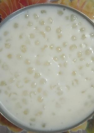 A picture of Sabudana kheer.