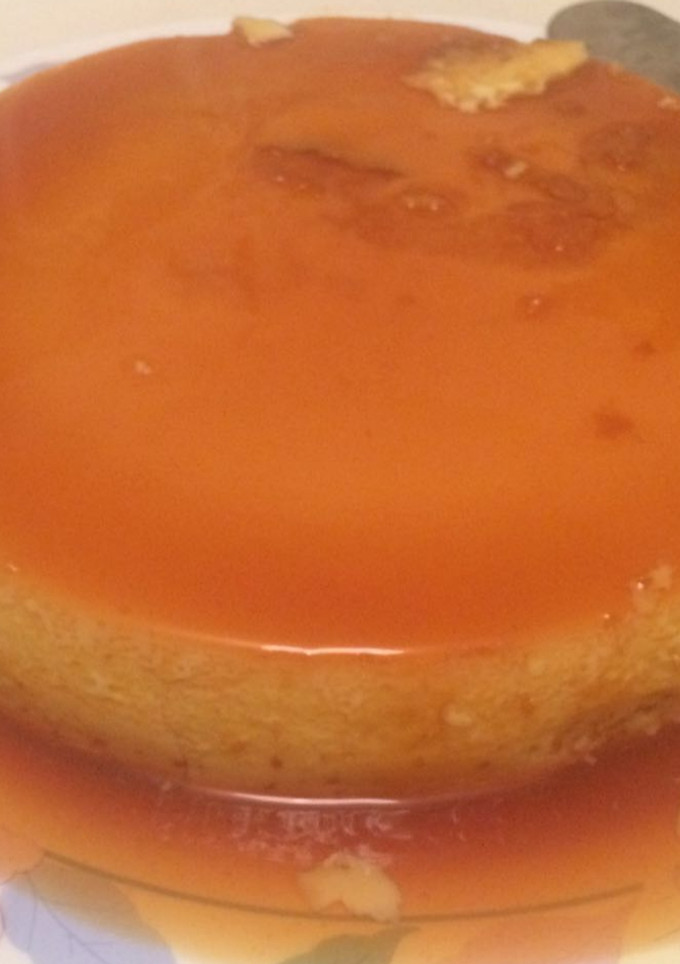 Una foto de Flan de mi mamá