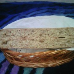 Moroccan bread with wheat flour A picture of Moroccan bread with wheat flour.