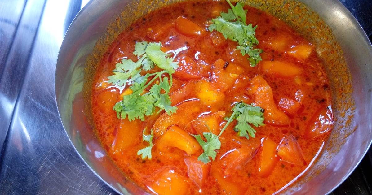 Shital Joshi દ્વારા રેસીપી ટામેટાં નું શાક (tameta nu shak Recipe in