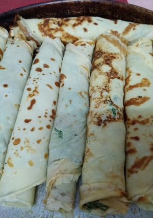 Una foto de Canelones de acelga y pollo🤤