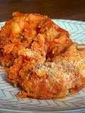 Langostinos con tomate y jengibre