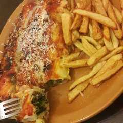 Una foto de Canelones de verdura y carne