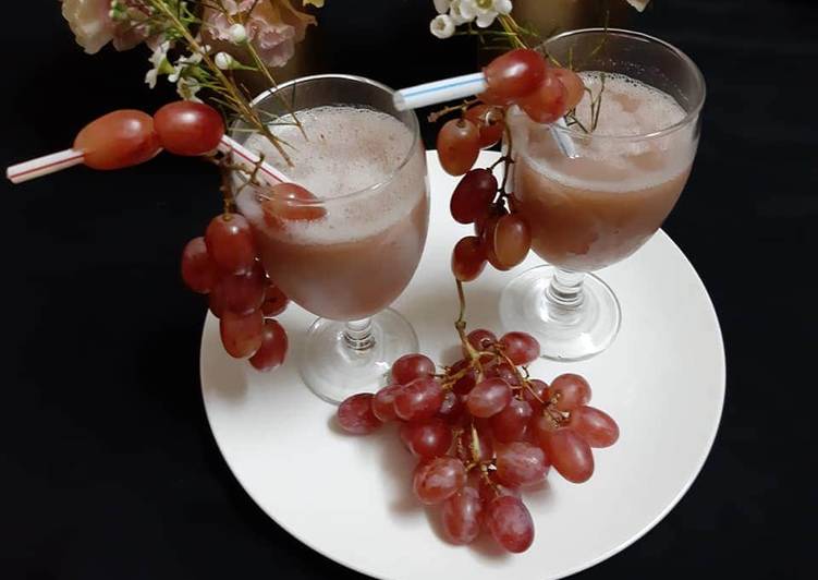 Recipe of Homemade Angoor ka mazaydar juice 😋 simple