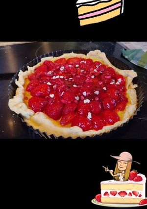 Une photo de Tarte aux fraises 🍓