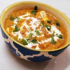 A picture of Paneer butter masala.