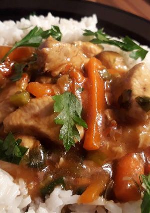 Csirkemell ázsiai módra recept fotója