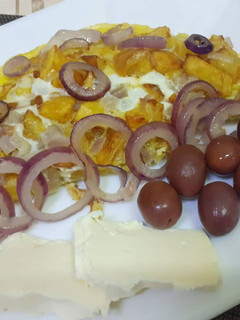 صورة لوصفة بطاطا بالبيض والبصل 😋