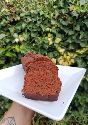 Una foto de Budín de chocolate, naranja y zanahoria