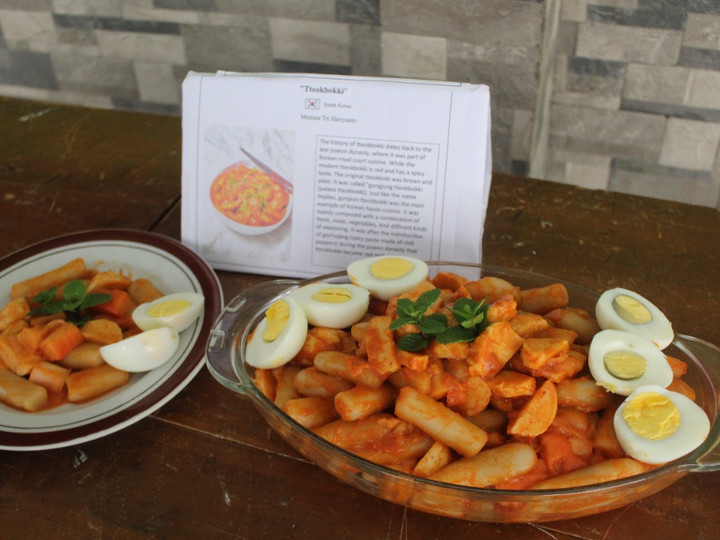 Resep Tteokbokki Home Made (super Easy) Anti Gagal