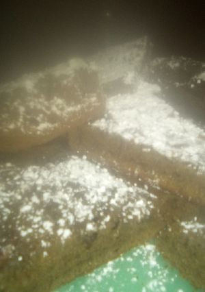 Una foto de Brownie de la mano de mi hijo😍