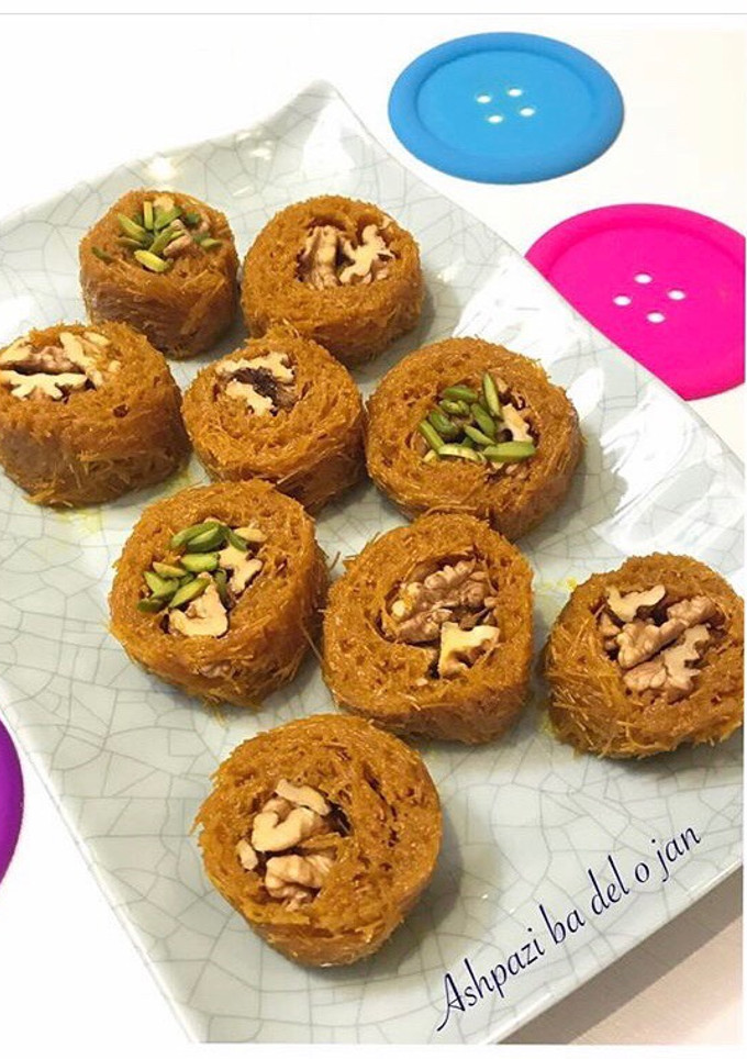 عکسی از دستور باقلوا شعریه
