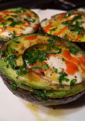 Una foto de Palta rellena keto