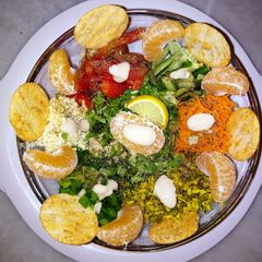 A picture of Vegan, tropical sprouts burrito bowl.