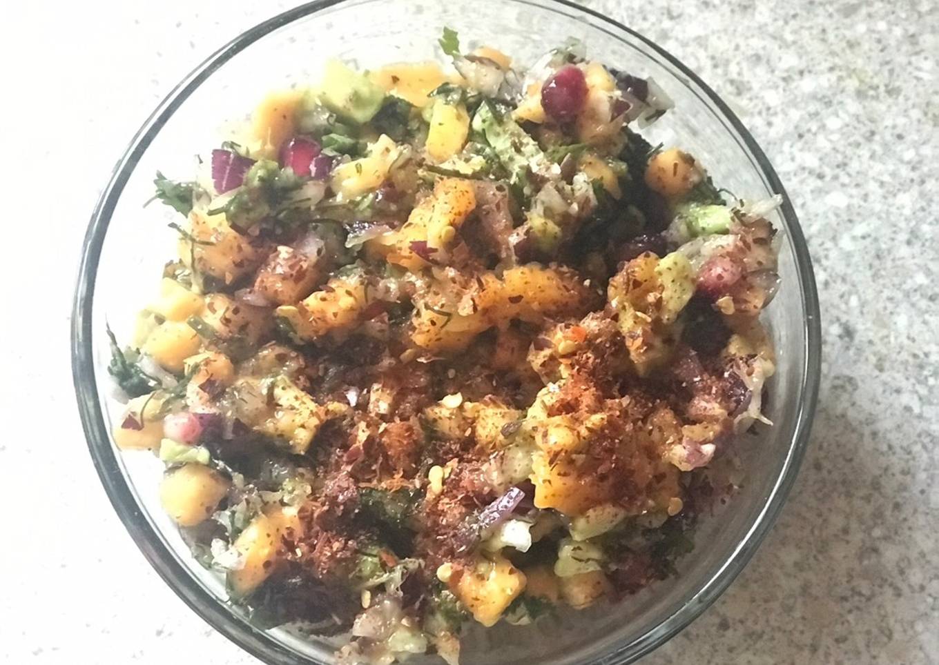 Mango and avocado Salad
