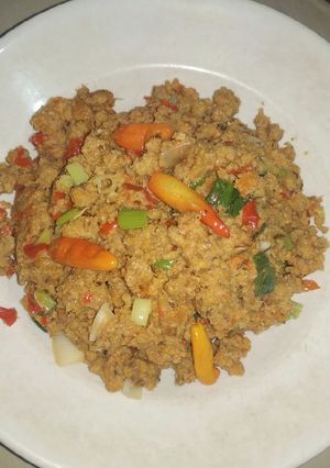 Foto resep Oncom tumis pedas