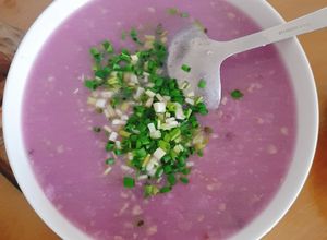 Hình của món Canh khoai mỡ nấu thịt băm.