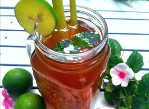 Foto resep Teh Sereh Jahe Mint