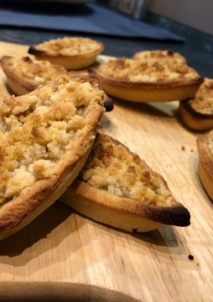 Une photo de Tartelette pomme/banane et son Crumble