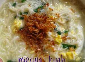 Foto resep Mieswa Kuah Telur Yampung mpasi 14 bln