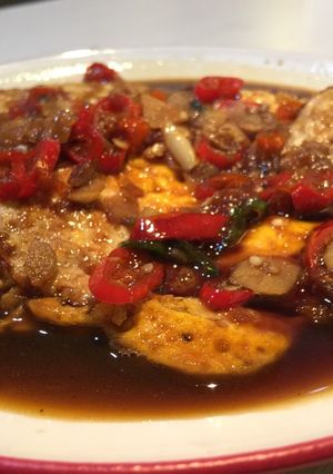 Foto resep Telur ceplok kuah kecap