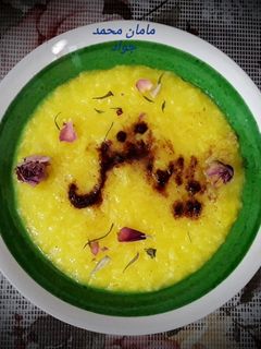 عکسی از دستور شله زرد