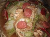 Tumis sawi putih spesial