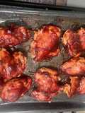 Simple Baked BBQ chicken
