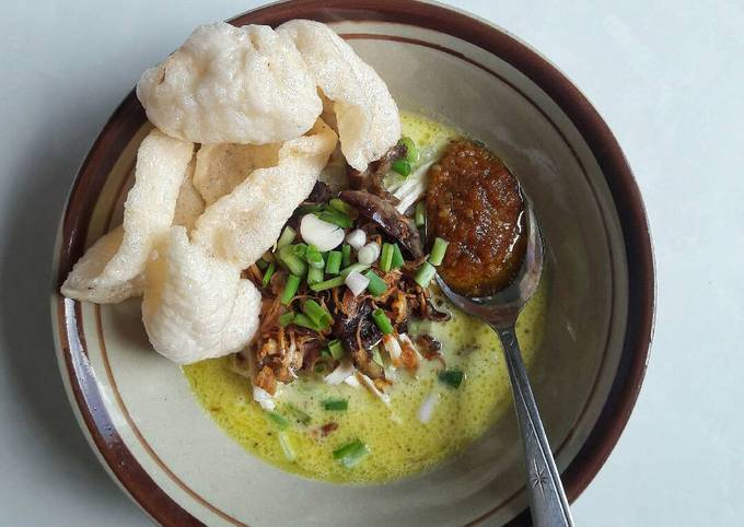 Resep: Bubur ayam kuah ala kampung (super simple) Kekinian